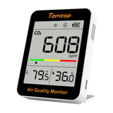 Temtop C1 CO2 Monitor Indoor air Quality Monitor Portable CO2 Detector CO2, Temperature, Humidity Home, Office or School