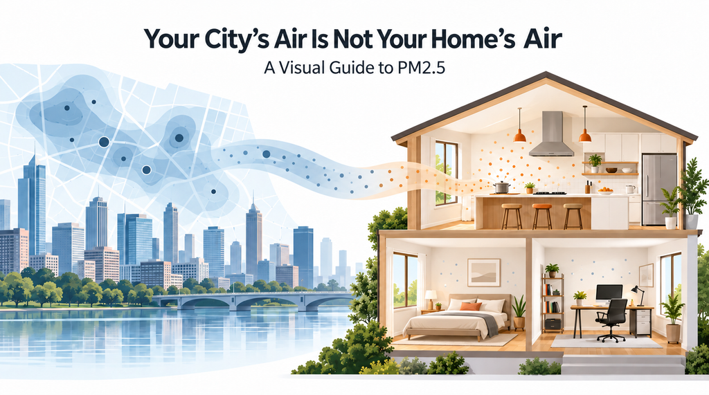 Your City’s Air Is Not Your Home’s Air: A Visual Guide to PM2.5