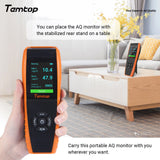 Temtop LKC-1000S+ 2nd AQI PM2.5 Detector Professional Air Quality Monitor PM10 TVOC HCHO Data Export