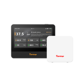 Temtop M100 2nd WiFi Air Quality Monitor – 7” Touch Screen Indoor CO2, PM2.5, PM10, TVOC, Temperature & Humidity Detector, Smart Multi-Room Air Analyzer with LoRa Expansion