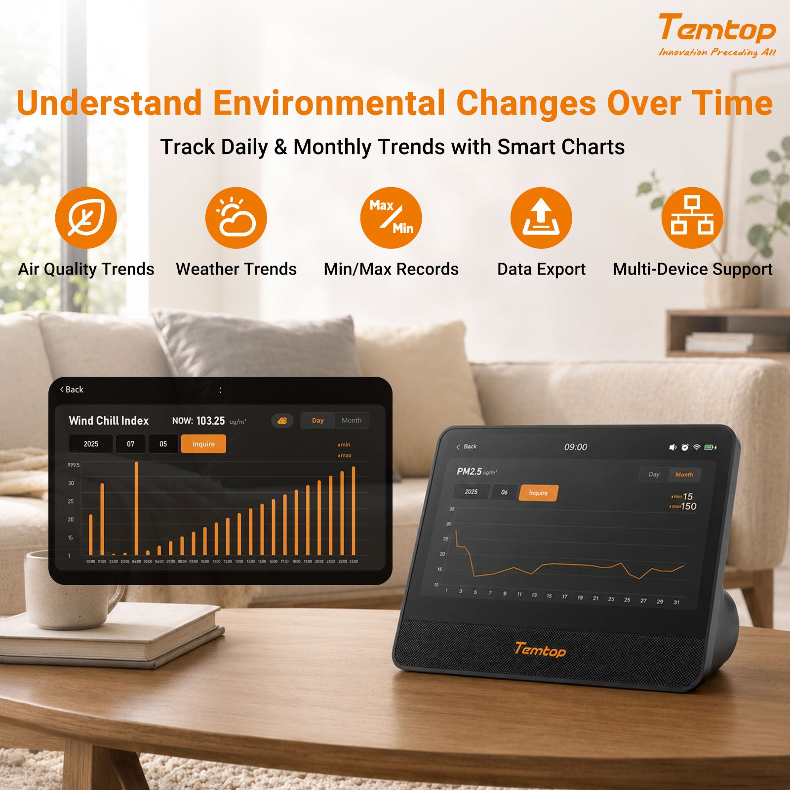 Temtop_W100_WiFi_Weather_Station_with_Air_Quality_Monitor_7_Touchscreen_Indoor_Outdoor_Weather_Station_PM2.5_PM10_CO2_TVOC_Monitor_Rain_Gauge_Wind_Speed_Direction_UV_AQI_Forecast