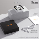 Temtop 3 in 1 CO2 Monitor C10 Indoor Air Quality Monitor For Temperature, Humidity and CO2 - Temtop