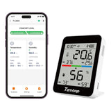 Temtop Indoor Thermometer T1, Bluetooth Room Temperature Monitor Indoor Temperature Humidity Monitor - Temtop