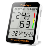 Temtop S1 Indoor Air Quality Monitor AQI PM2.5 Temperature Humidity Detector for Home, Office or School - Temtop