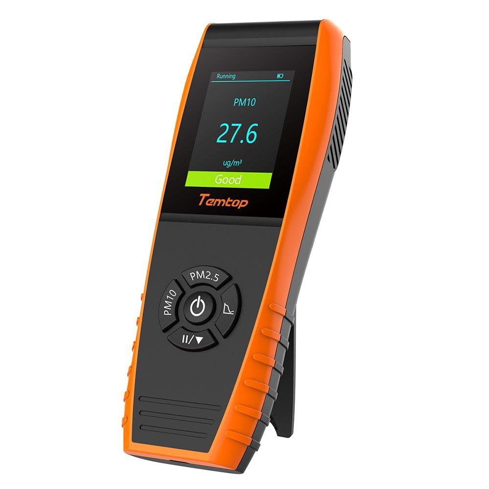 Temtop P600 Handheld PM2.5 PM10 Air Quality Monitor with Histogram - Temtop
