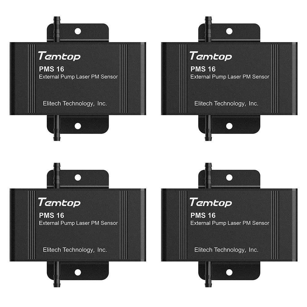 Temtop PMS 16 Particle Sensor PM1 PM2.5 PM10 TSP Laser Particle Sensor Module Dust Monitor 4 Channel (Pump Not Included)(4 Pack) - Temtop