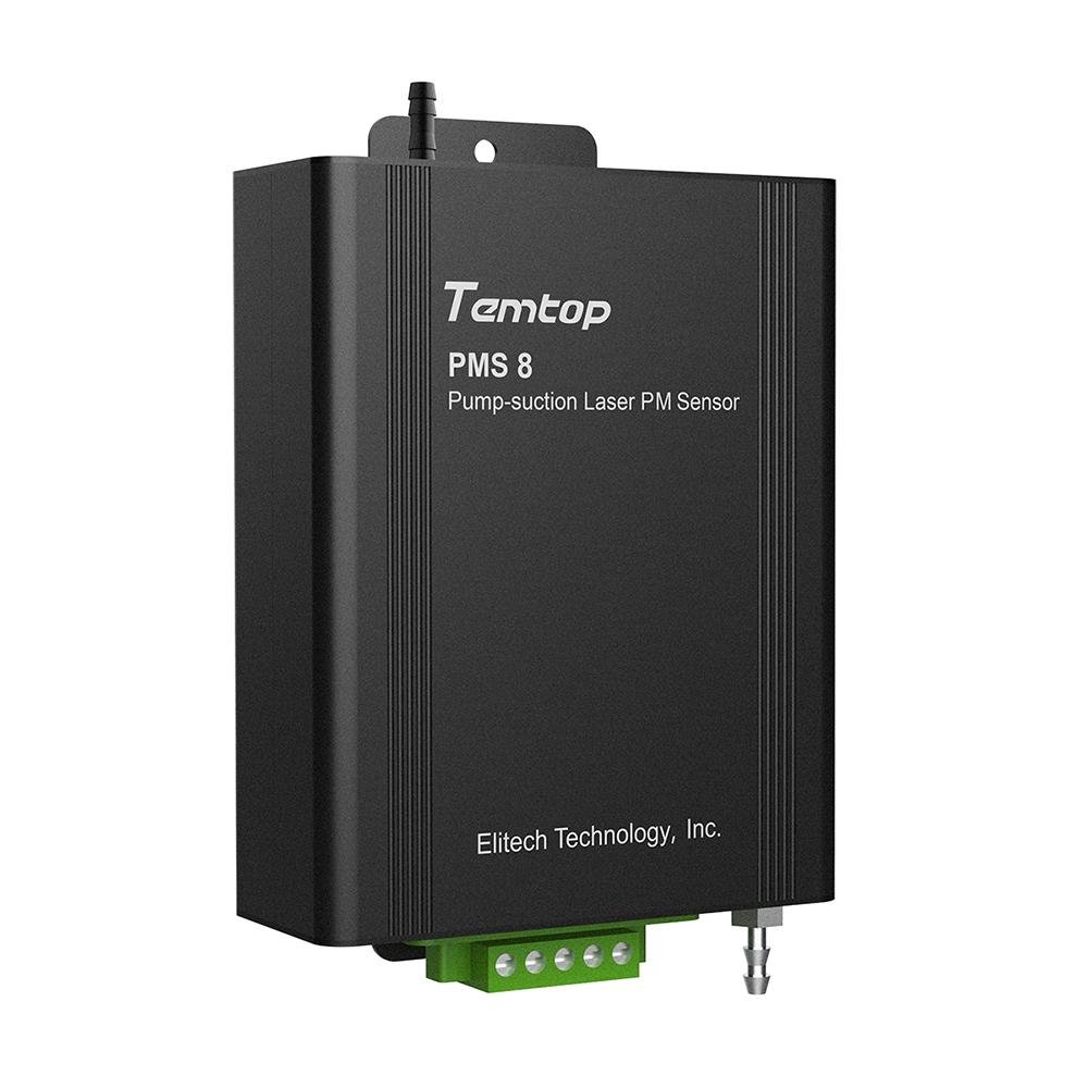 Temtop PMS 8 Pump Suction Laser Particle Sensor Professional for PM2.5/PM10 Air Quality Monitor Particle Counter - Temtop